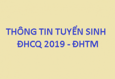 THÔNG TIN TUYỂN SINH Năm 2019 - Ngành Thương mại điện tử và Ngành Hệ thống thông tin - Trường Đại học Thương Mại